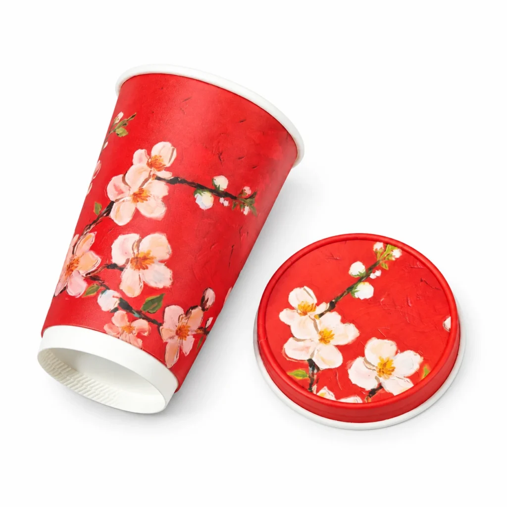 Printed Bubble Tea Paper Cups — product example