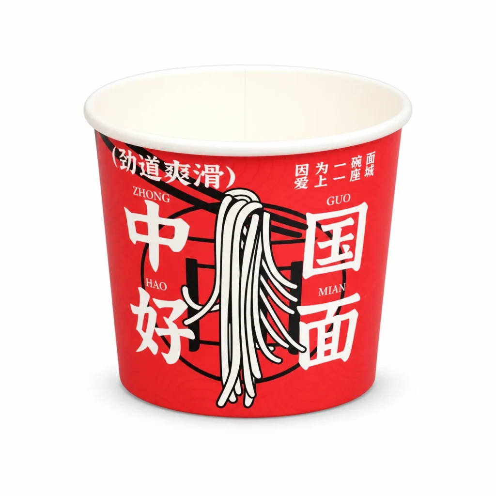 Printed Paper Noodle Bowls — product example