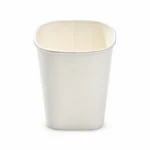 White Paper Square Food Cups — product example