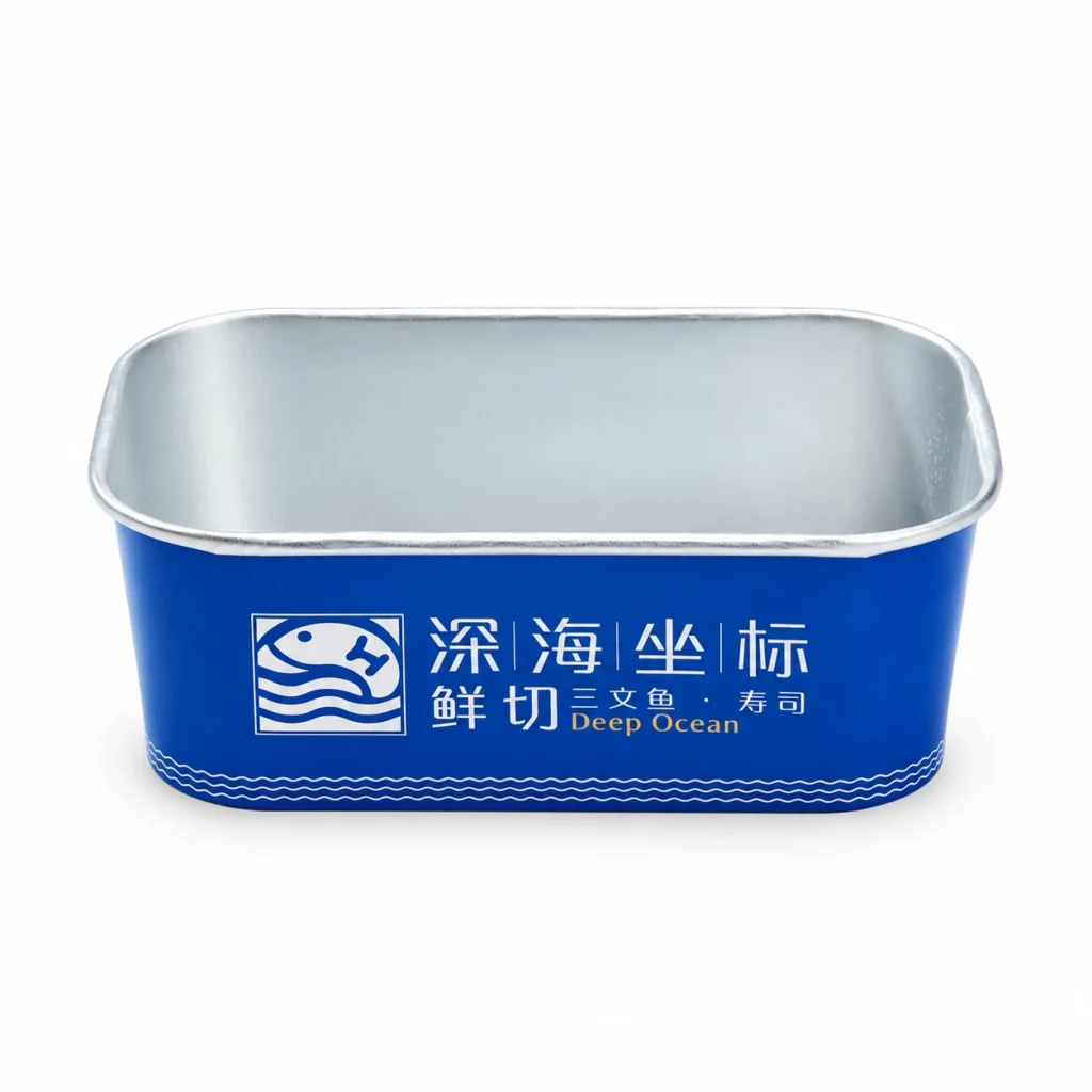 Silver Foil-Lined Rectangular Food Containers — product example