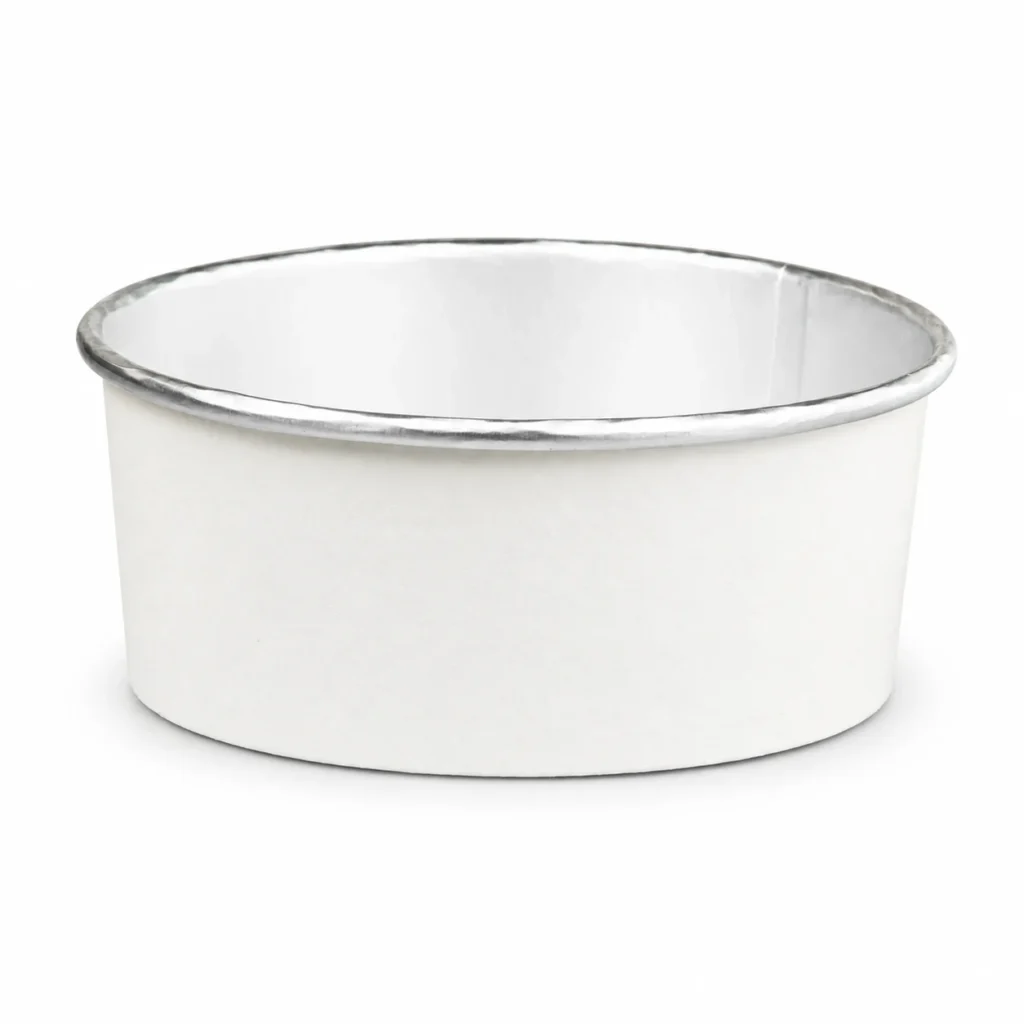 Silver Foil-Lined Paper Salad Bowls — product example