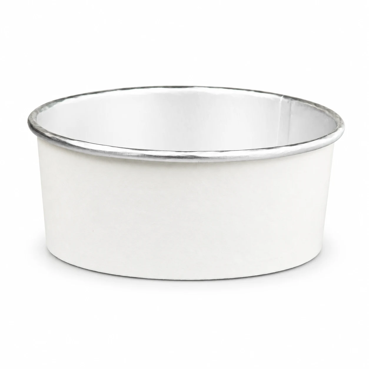 Silver Foil-Lined Paper Salad Bowls — product example