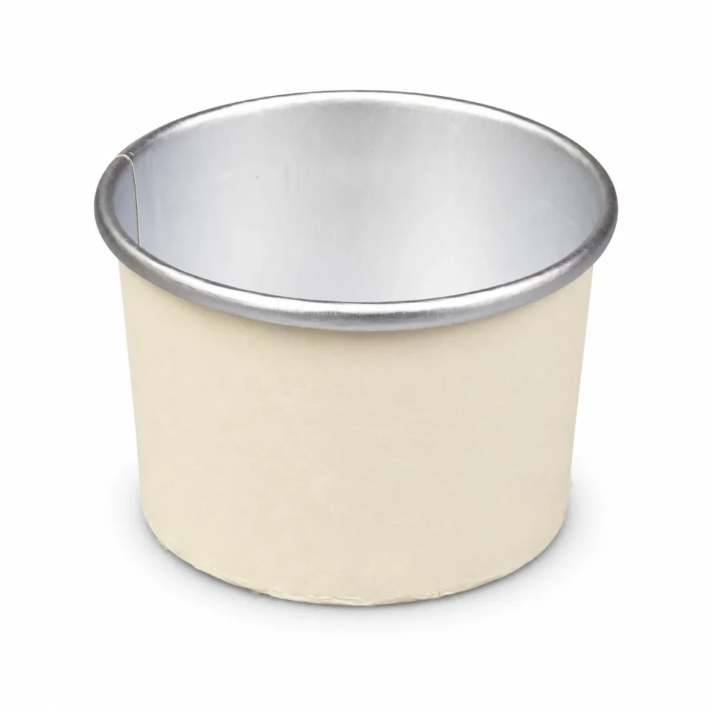 Silver Foil-Lined Paper Soup Containers — product example