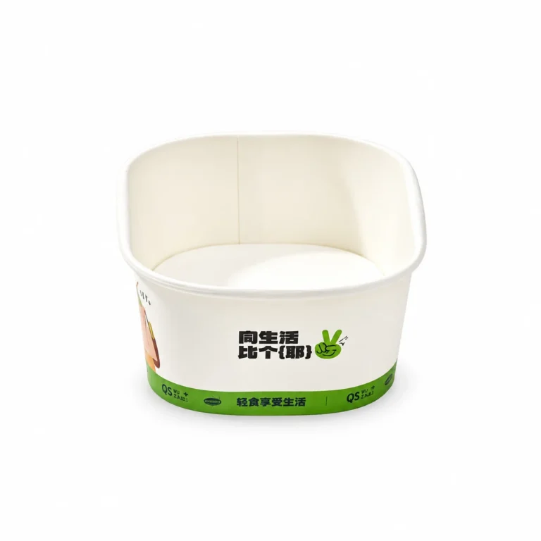 White Rectangular Food Containers